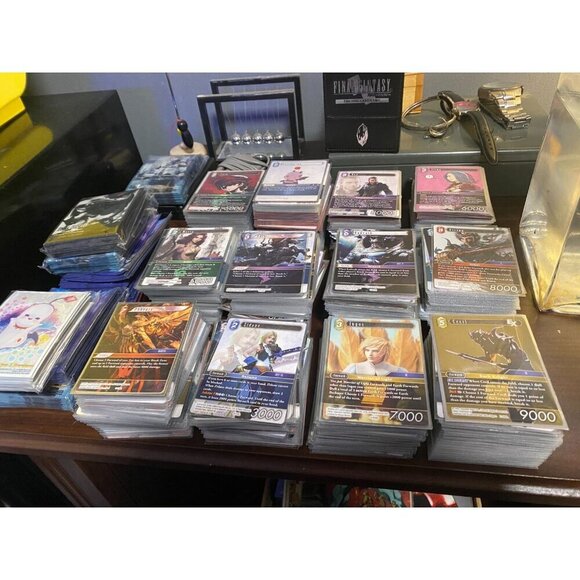 Final Fantasy TCG 1300+ Trading Card Lot - C/S/R/H/L/PM & 100s of Themed Sleeves - Picture 3 of 8